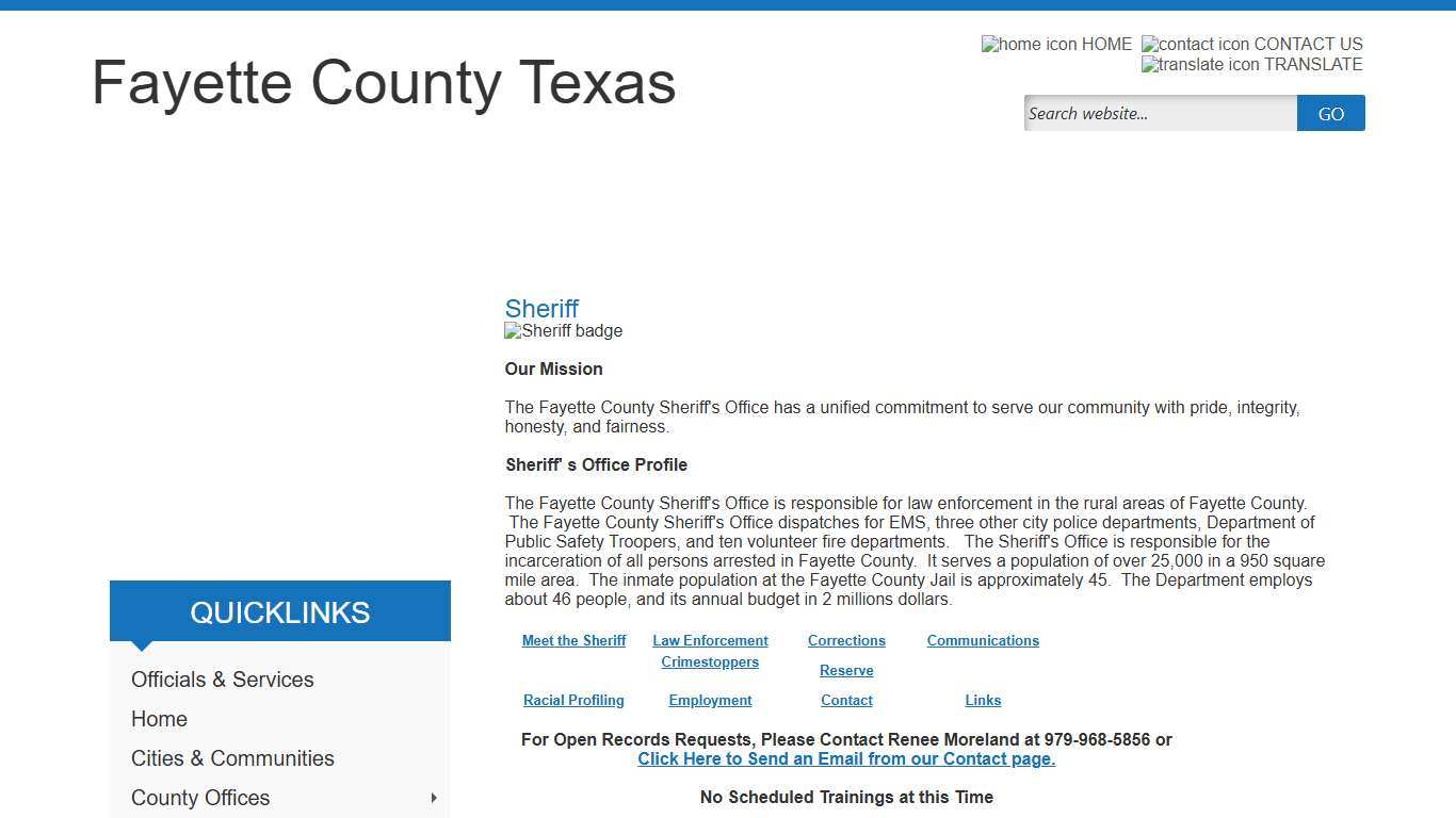 Fayette County Sheriff