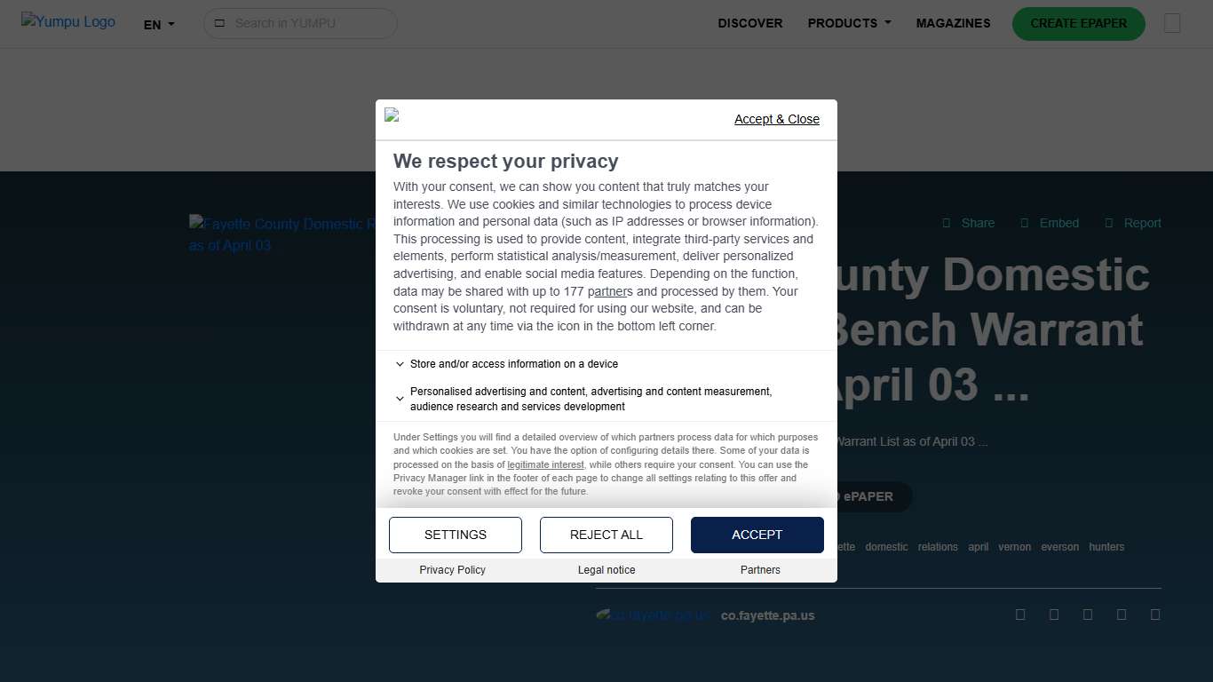 Fayette County Domestic Relations Bench Warrant List as of April 03 ...